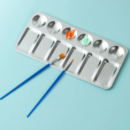 Paint Tray Aluminium With Brushes