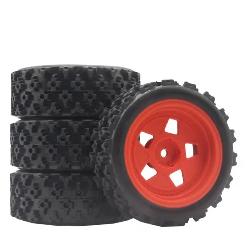 1/10 Rally Wheel and Tyre Set 4 pieces