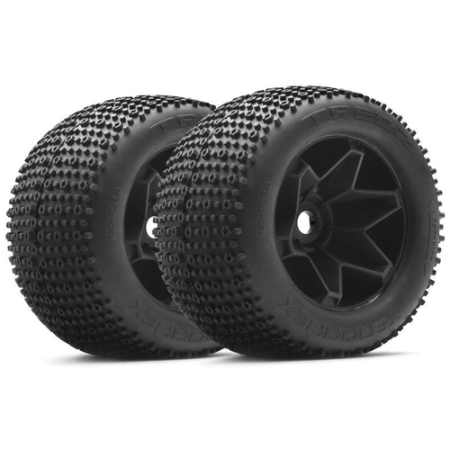 HPI Racing Mounted Terrahex Tire on Havok Wheel (2 pcs) [160513]