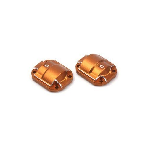 HPI Aluminum Diff Cover (Orange/2pcs)