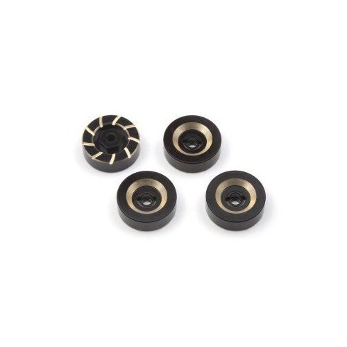 HPI 7mm Hex Hub Weight Set (Brass/4pcs)