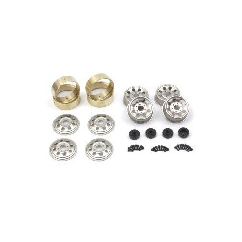 HPI CS-8 Steel Beadlock Wheel 1.2in (Silver/4pcs)