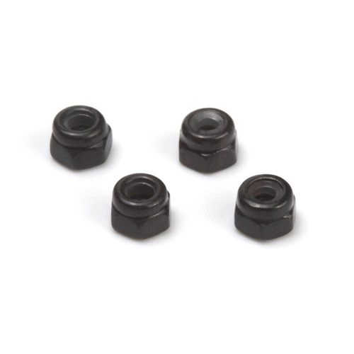 HPI Lock Nut M2 (Black/4pcs)