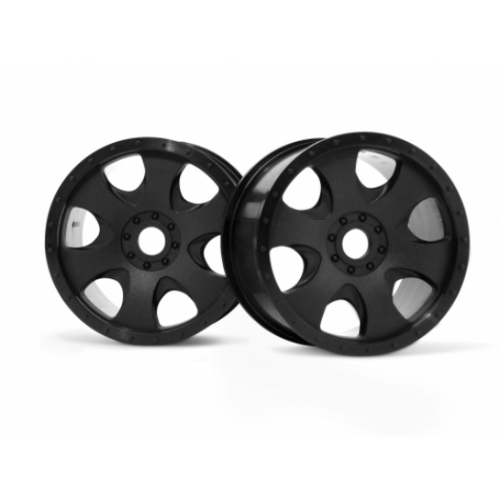 HPI - Warlock Wheel Black (83X56mm/2Pcs) [3191]