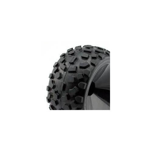 HobbyTech - Stadium Truck Wheel And Tyres 1 Pair