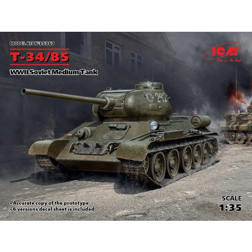 ICM - 1/35 Soviet Medium Tank T-34-85