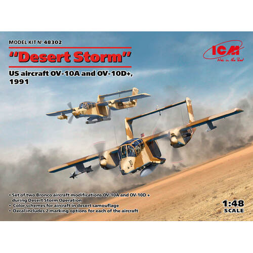 ICM - 1/48 US aircraft OV-10A and OV-10D+ Desert Storm 1991