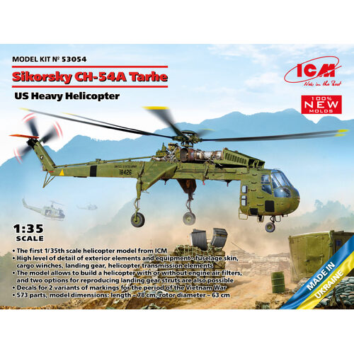 ICM - 1/35 Sikorsky CH-54A Tarhe US heavy Lift helicopter