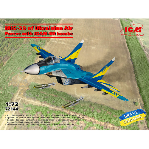 ICM - 1/72 MIG-29 Ukrainian Air Force with JDAM-ER bombs