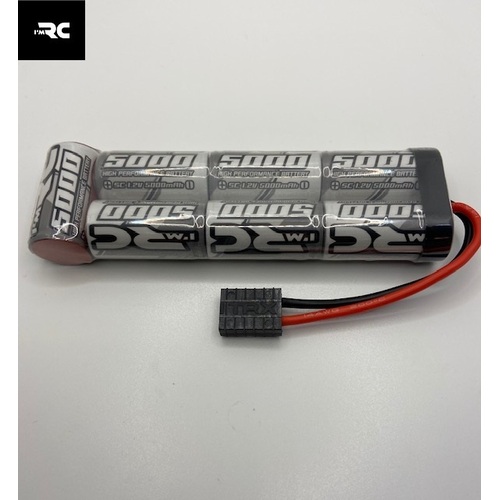 iMRC - Battery 8.4v NIMH 5000mAh Flat With Traxxas Plug