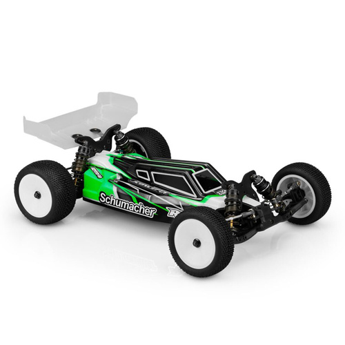 JConcepts XRAY XB4 2024 "P2" 1/10 Buggy Body w/Two Wings (Clear) (Lightweight)