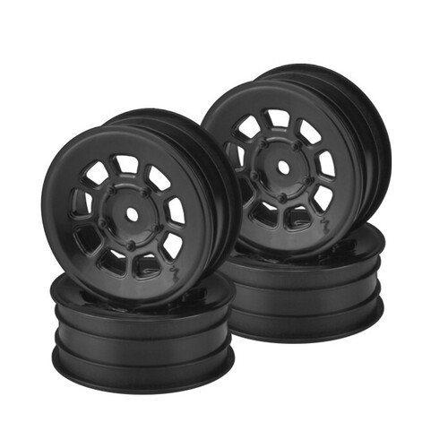 9 shot - B6.1 | YZ2 | XB2 | RB7 | KC, KD, 2.2" front wheel (black) - 4pc