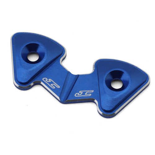 JConcepts Team Associated RC10B7 One-Piece Aluminum Wing Mount Button (Blue)
