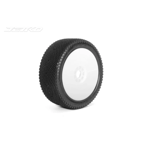 Jetko J-ZERO 1/8Buggy/Dish/White Rim/Super Soft/Glued