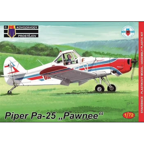 Kovozavody KPM0125 1/72 Piper Pa-25 Pawnee over Australia Plastic Model Kit