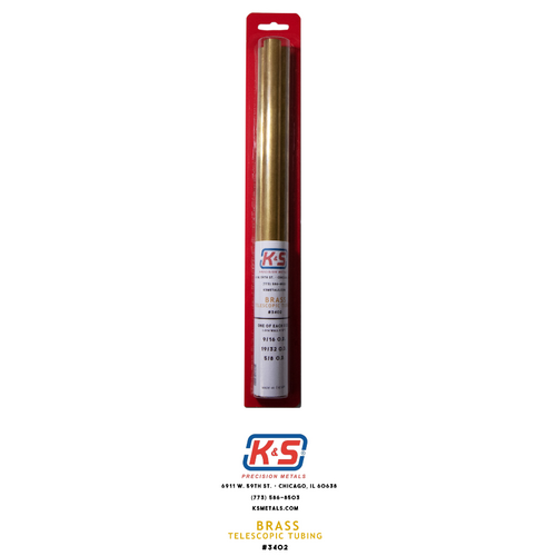 K&S Precision Metals - Large Brass Tubing Assortment - #3402