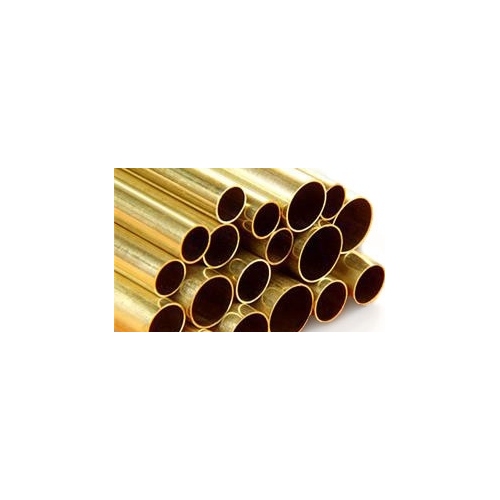 K&S Precision Metals - Round Brass Tube 13/32in x 0.014 Wall 12in 1piece - #8136