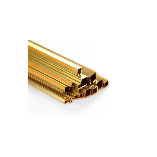 K&S Precision Metals - Brass Square Tube 2mm x 300 mm 2pieces - #9850