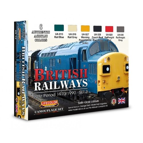 Lifecolor - British Trains #3 - Paint Set