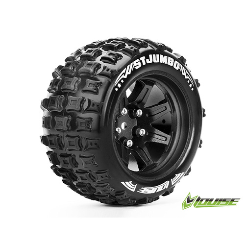 ST-Jumbo Tyre On Black Rim BEARING