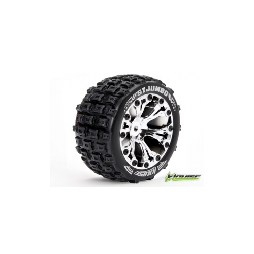 Louise - Jumbo Tyre On Chrome Rim (1/2 Offset)