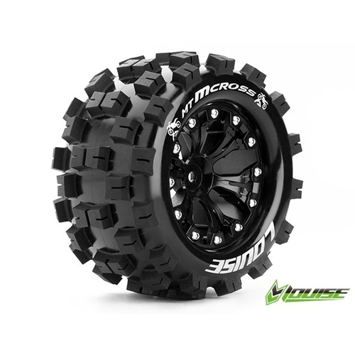 MT-Mcross 2.8 Tyre w/rim Black BRG typ"