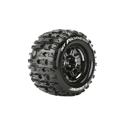 Louise - 1/8 Rim and Tyre MT Pioneer 1/2 offset Black 17mm