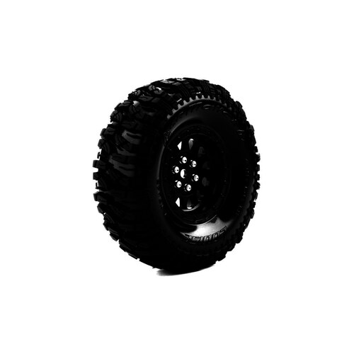 Louise - CR-Mallet Super Soft Crawler Tyre 1.9" Class tyre 12mm Hex Chrome Black