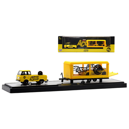 M2 Machines - 1/64 Auto-Haulers Release 52 - Accel - 1964 Ford Econoline Truck and 1988 Ford Mustang GT
