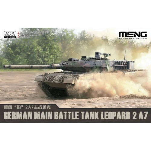 Meng - 1/72 German Main Battle Tank Leopard 2 A7 Plastic Model Kit