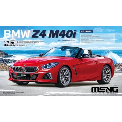 Meng - 1/24 BMW Z4 M40i Plastic Model Kit
