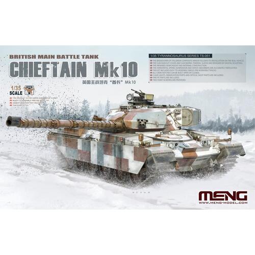 Meng - 1/35 British Main Battle Tank Chieftain Mk10 Plastic Model Kit