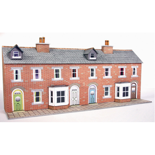 Metcalfe - N Red Brick Terraced House Fronts