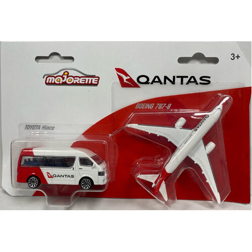 Majorette - Qantas Boeing 787-9 And Toyota Hiace