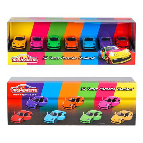 Majorette - Porsche Colour Series Thailand 30th Anniversary Gift Pack - MJ74992