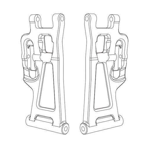 MJX Rear Lower Swing Arm