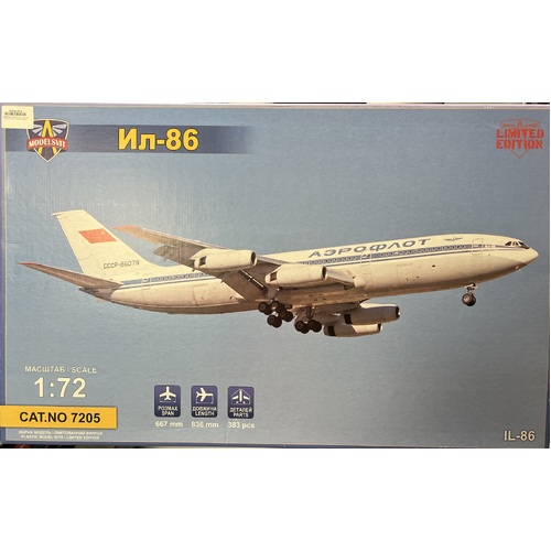 ModelSvit 7205 1/72 IL-86 wide-body airliner Plastic Model Kit