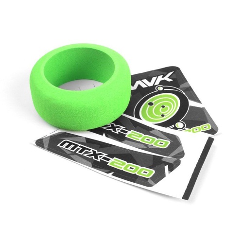 Maverick Atom Transmitter Wheel Foam & Decals (Green)