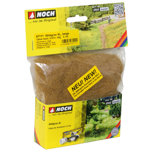 Noch - Wild Grass XL Beige, 12mm, 40g