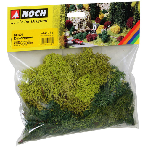 Noch - Lichen Light And Dark Green Assorted, 75g