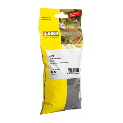 Noch - HO, TT Profi Ballast Brown 250g