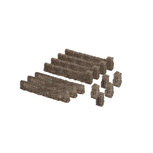 Noch - HO Quarrystone Wall 