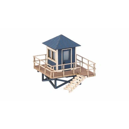 Noch - HO Lifeguard Tower With Shark Fin 