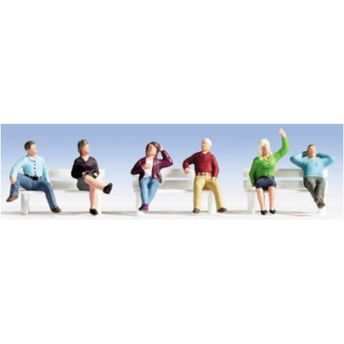 Noch - HO Sitting People (Without Benches)