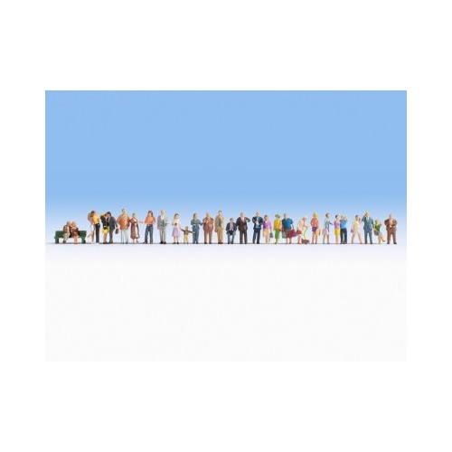 Noch - HO Mega Economy Set "In The City" 30 Figures