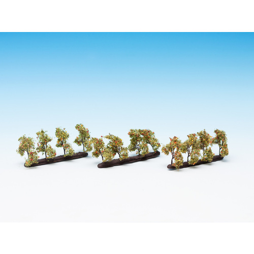 Noch - HO, TT Plantation Trees With Apples 12 Pieces, 3.5cm High