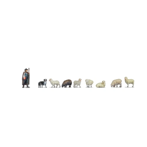 Noch - N Sheep And Shepherd 3D-Master
