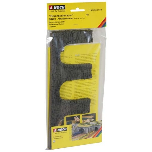 Noch - HO Quarrystone Arcade Open, 27 x 10cm