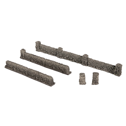 Noch - HO Granite Walls 230 x 120mm, 25mm High