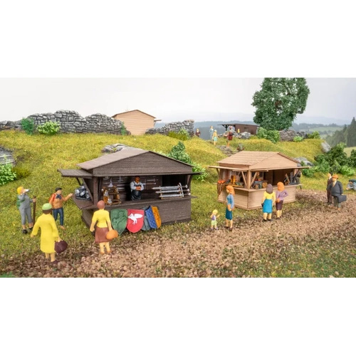 Noch - HO Themed Set ‘Mediaeval Market’ 